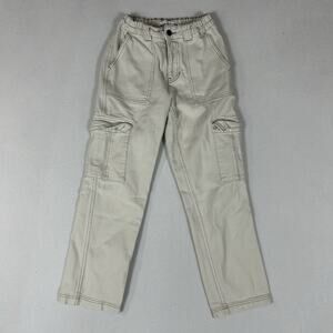 PacSun Cargo Pants Women's Size XS Beige Carpenter Streetwear Mid Rise Baggy Y2K